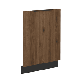 Uşă de maşină de spălat vase, nuc okapi/negru, MENZO ZM 713x596 - - Roveli