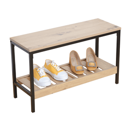 Pantofar, stejar/negru, REST - - Roveli