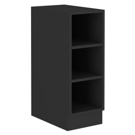 Dulap cu poliţe inferioare, negru, ARAKA/MENZO/SIBER 30 D OTW BB - - Roveli