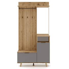 Set pentru hol, stejar evoke/grafit, NODRI - - Roveli