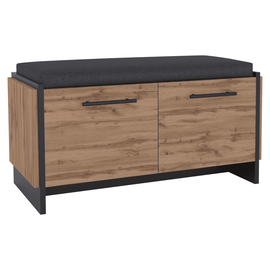 Pantofar, stejar wotan/negru, AMONI 2D - - Roveli