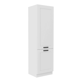 Dulap înalt, cu rafturi, alb, LULA 60 DK-210 2F - - Roveli
