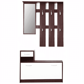 Set vestibul, wenge, alb MECKI - - Roveli
