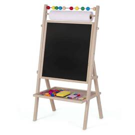 ​Set tabla multifunctionala , pliabil, numaratoare, rola de hartie, include un set de marker, creta colorata, burete de sters - - Roveli