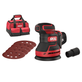 Slefuitor cu excentric, pe acumulator, 20 V, motor digital fara perii, 22000 rot/min, disc 125 mm, cu prindere tip velcro, sistem de echilibrare VRS - - Roveli