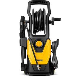 ​Aparat de spalat cu presiune, lance cu functie StopAndSafe, tehnologia TurboStream, recipient de detergent reglabil, 450 ml, tambur pentru furtun, temperatura maxima a apei 60°C, 230 bar, 1800 W - - Roveli