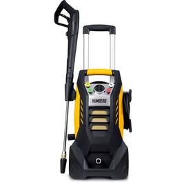 ​Aparat de spalat cu presiune, lance cu functie StopAndSafe, tehnologia TurboStream, recipient de detergent reglabil, 500 ml, 4 duze inlocuibile, furtun de inalta presiune de 10 m lungime, 350 bar, 2500 W - - Roveli