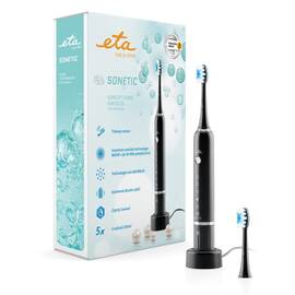 Periuta electrica sonica ETA Sonetic 9707 90010, senzor de presiune, baterie Li-ion 3.7 V, cronometru, negru - - Roveli