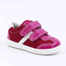 Pantofi sport , pentru copii , din piele naturala , PRIMII PASI  1839-FUCSIA/1, Culoare (12): Fucsia, Marime (12): 35 - - Roveli