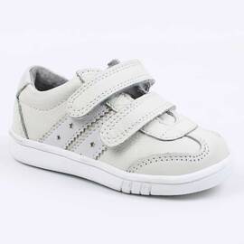 Pantofi sport , pentru copii , din piele naturala , PRIMII PASI  1839-ALB/18 - - Roveli