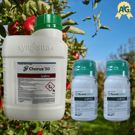 Pachet Pomicultura Chorus 50 WG (1kg) + Score 250 SE (0,5L) (Pachet 2ha) - - Roveli