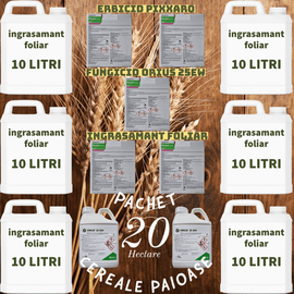 Pixxaro Super Plus Extra 16-20ha pachet tehnologic cereale foliar si tratament fungic inclus, Alege ambalajul dorit: Pixxaro+Foliar+Fungicid - - Roveli