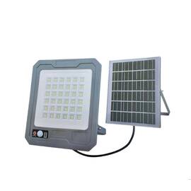 Proiector solar led COBA, panou solar separat, senzor de miscare, telecomanda, IP65 : Putere - 500 W - - Roveli