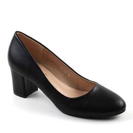 ​Pantofi de dama eleganti cu toc mediu ZM-63-BLACK, Culoare (12): Negru, Marime (12): 38 - - Roveli