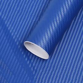 Folie colantare auto Carbon 3D - Albastru (3m x 1,27m) - - Roveli