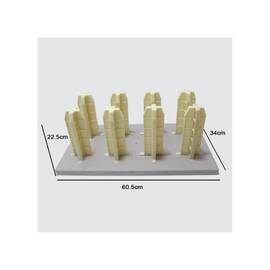 Stand de depozitare pentru role folie/autocolant, capacitate 8 role, dimensiune 34x60cm Cod: STD-8R - - Roveli
