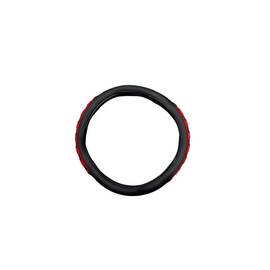 Husa volan imitatie piele si silicon rosu  marime M Cod: WK-1405 - - Roveli