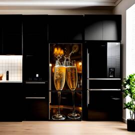 Folie imprimata color pentru decor Frigider, dimensiune 200 x 90cm, model: AVX-FR32 - - Roveli