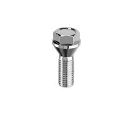 Prezoane pentru jante de aluminiu,cap scurt, dimensiuni M12x1,5 mm, lungime 26 mm, cu con drept Cod: B203 - - Roveli