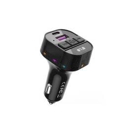 Modulator MP3 SMART cu functie handsfree auto Bluetooth V5.3 si incarcator auto USB-C PD30W + USB-A Cod: XO-BCC17 - - Roveli