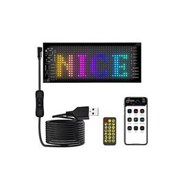 Modul panou flexibil publicitar,display RGB ,control aplicatie, USB 5V 10x35cm Cod: ZC-2064 - - Roveli