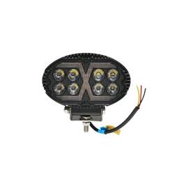Proiector oval LED cu DRL 9-80V, 24W, alb-galben, carcasa aluminiu IP67 Breckner Germany Cod: DISPV95 - - Roveli