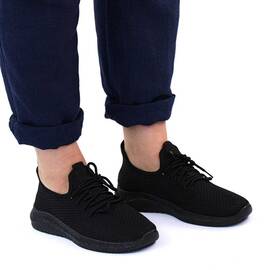 Sneakers de dama, comozi si usori D223-BLACK, Culoare (12): Negru, Marime (12): 39 - - Roveli