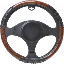 Husa volan Wood , material cauciucat, diametru 37-39 cm Husa volan Wood , material cauciucat, diametru 37-39 cm (5318) - - Roveli