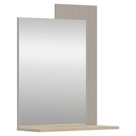 Oglinda 65, gri Taupe/stejar silverjack, DOMCA - - Roveli