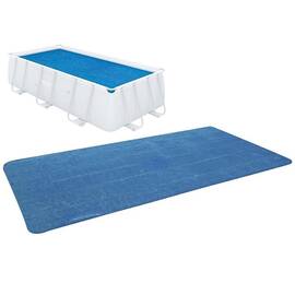 ​Prelata solara pentru piscina Bestway, pluteste la suprafata apei, mentine apa calda din piscina, 404 x 201 cm - - Roveli