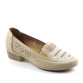 Pantofi comozi de dama , perforati A015-BEIGE, Culoare (12): Bej, Marime (12): 36* - - Roveli
