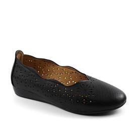 Pantofi comozi de dama , perforati A3885-BLACK, Culoare (12): Negru, Marime (12): 36* - - Roveli