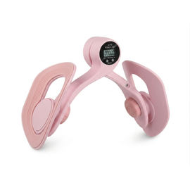 Dispozitiv Antrenor Kegel, pentru Coapse, Solduri si Muschii Planseului Pelvin cu Contor LCD, roz - - Roveli