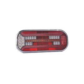Lampa spate 302x130, LED, 6 functii, stanga, ceata, Fristom Cod: FT-600 L - - Roveli