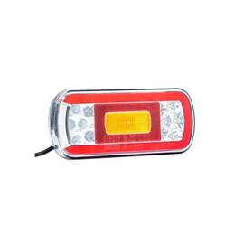 Lampa spate 220x100, 6 functii, cu mers inapoi si numar, LED,  Fristom  Cod: FT-130 COF - - Roveli