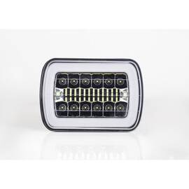 Proiector LED SPT-7inch-18 54w cu angel eyes 12-24V. - - Roveli