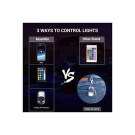 Kit Lumini submasina RGB ROCK LIGHT 12 module Cod: SPT1512C2-12 12V - - Roveli