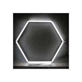 Set lumini LED hexagonale 42W 6000K alb rece pentru garaj/atelier  Cod: HEX4 - - Roveli