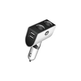 Incarcator auto 2xUSB 3.1A max cu dubla priza bricheta 12V 24V universal Cod: 5003 - - Roveli