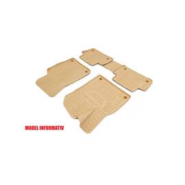 Covoare cauciuc tavita Bej compatibile Audi Q5 8R 2008–2016 Cod: 3D 61102B A10 - - Roveli