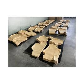 Covoare cauciuc tavita Bej compatibile BMW X3 F25 2010–2017 si BMW X4 F26 2014–2018 Cod: 3D 62416B A10 - - Roveli