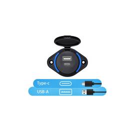 Mufa panou USB QC3.0 + PD  Cod: QT037-2 - - Roveli