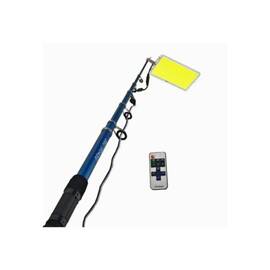 Lampa LED extensibila 4.5m, 200w 15000lm, lumina alba 6000k si telecomanda - - Roveli