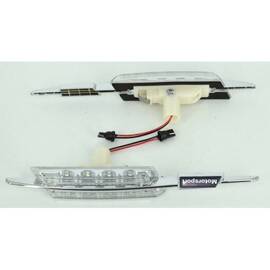Lampi laterale LED semnalizare transparente compatibile BMW. COD: ART-7133 - - Roveli