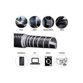 Rola folie carbon 3D neagra 1.27mx30m Cod: KM9003 - - Roveli