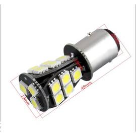 Bec BAY15D 18 LED LUX SMD 5730 doua faze CANBUS 24V. - - Roveli
