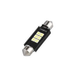 Bec sofit 31mm 6SMD 3030 12V  Canbus 300 lumen Lumina alba Cod: HH031 - - Roveli