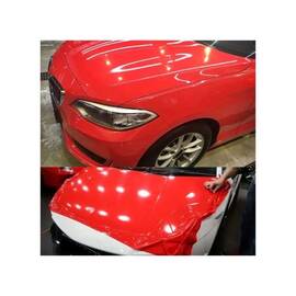 Folie auto autocolant PVC rosu lucios 1.52m x 1m cu tehnologie eliminare bule Cod: 9217 - - Roveli
