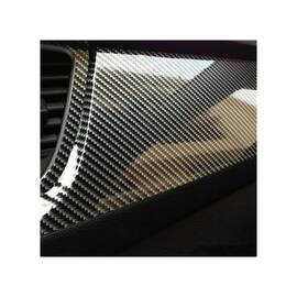 Folie auto autocolant Pet Premium carbon negru 1.52m x 1m cu tehnologie eliminare bule Cod: PET10085 - - Roveli