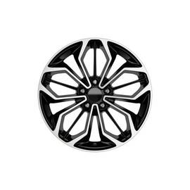 Jante DY397 KM 17x7.5 5x108 ET45 negru polish compatibile Ford, Jaguar, Land Rover, Volvo - - Roveli